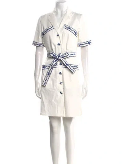 Pre-owned Adam Lippes Knee-length Dress In Multi