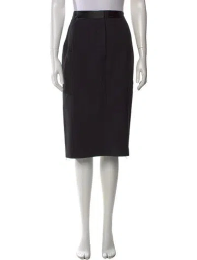 Pre-owned Adam Lippes Knee-length Skirt In Blue