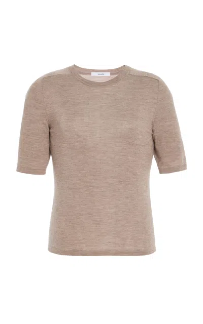 Adam Lippes Knit Cashmere-silk T-shirt