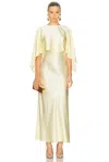 Adam Lippes Larys Dress With Detachable Capelet