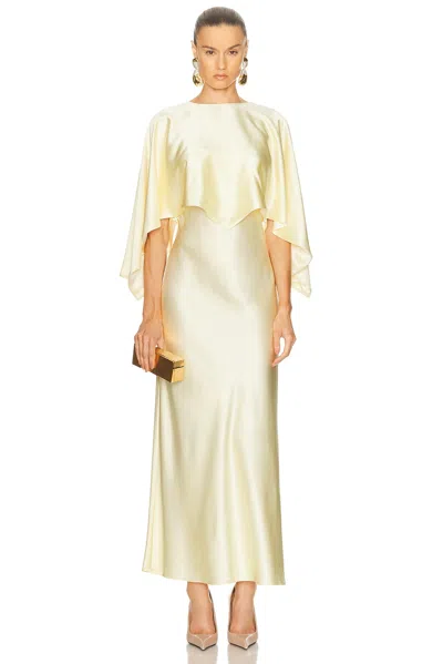 Adam Lippes Larys Dress With Detachable Capelet