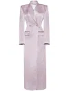 Adam Lippes Laurence Silk Coat In Pink