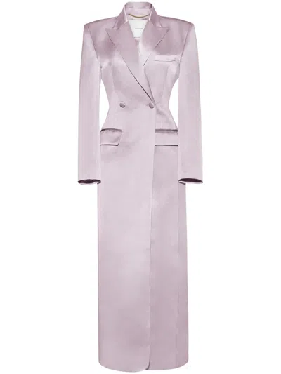 Adam Lippes Laurence Silk Coat In Pink