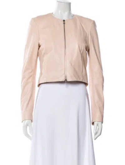 Pre-owned Adam Lippes Leather Evening Jacket In Multi