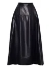 Adam Lippes Leather Skirt