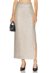 Adam Lippes Leto Skirt In Gold