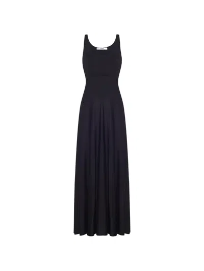Adam Lippes Linda Maxi Dress In Black