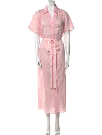 Pre-owned Adam Lippes Long Dress In Pink