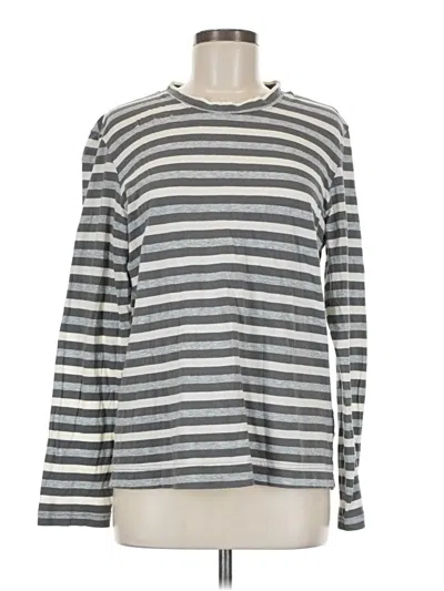 Pre-owned Adam Lippes Long Sleeve Turtleneck In Gray