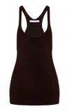 Adam Lippes Lumii Knit Tank Top In Brown