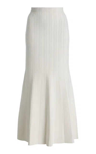 Adam Lippes Lyra Jacquard Skirt In Neutral