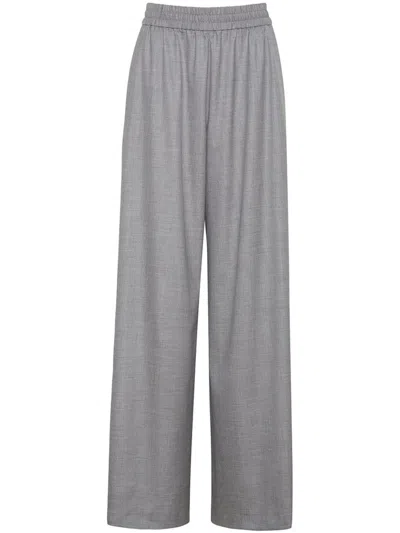 Adam Lippes Maeve Trousers In Grey