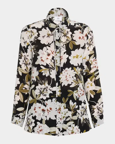 Adam Lippes Mathias Floral-print Crepe De Chine Shirt