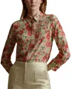Adam Lippes Floral-print Silk Shirt