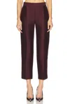 Adam Lippes Mika Pant In Burgundy