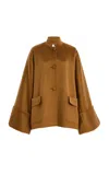 Adam Lippes Mock Neck Cashmere Jacket