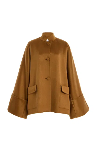 Adam Lippes Mock Neck Cashmere Jacket