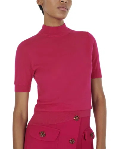 Adam Lippes Mock Neck Cashmere Top