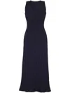 Adam Lippes Mysa Pointelle-knit Midi Dress In Black