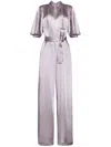 Adam Lippes Nansi Jumpsuit In Purple