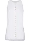 Adam Lippes Nazra Tunic Top In Weiss