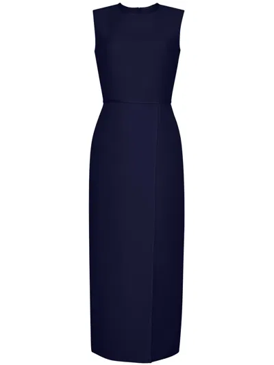 Adam Lippes Nello Midi Dress In Blue
