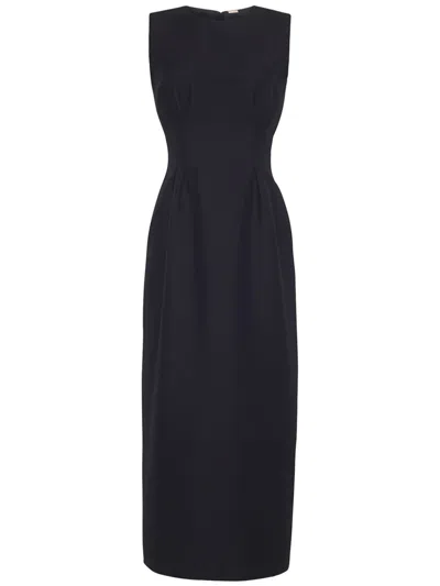 Adam Lippes Ophelia Dress In Black