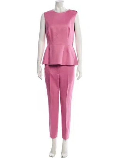 Pre-owned Adam Lippes Pant Set In Pink