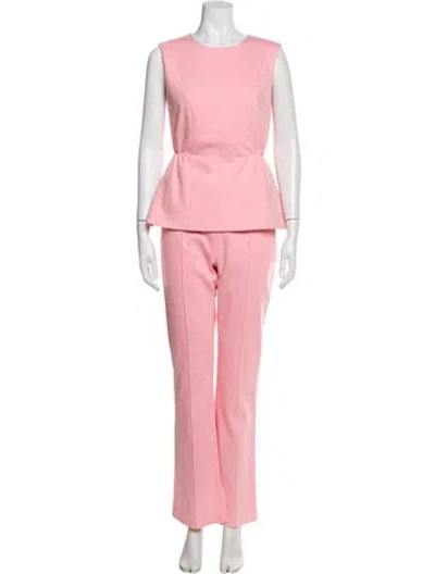 Pre-owned Adam Lippes Pant Set In Pink
