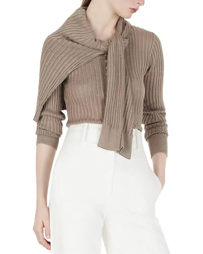 Adam Lippes Parker Silk & Cashmere-blend Top