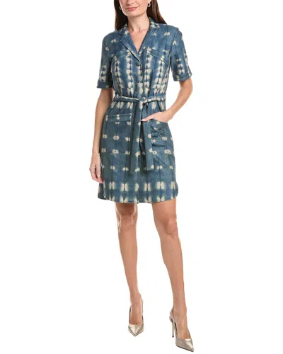 Adam Lippes Patch Pocket Dress In Blue