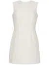 Adam Lippes Peplum Mini Dress In Neutrals