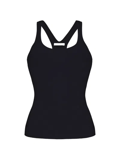 Adam Lippes Peretti Ribbed Tank Top In Multi