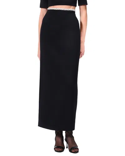 Adam Lippes Perry Wool Skirt In Black