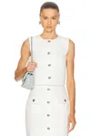 Adam Lippes Remo Top In White