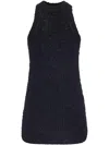 Adam Lippes Renata Mini Dress In Black