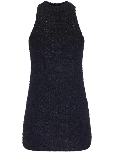 Adam Lippes Renata Mini Dress In Black