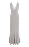 Adam Lippes Ribbed Knit Maxi Dress