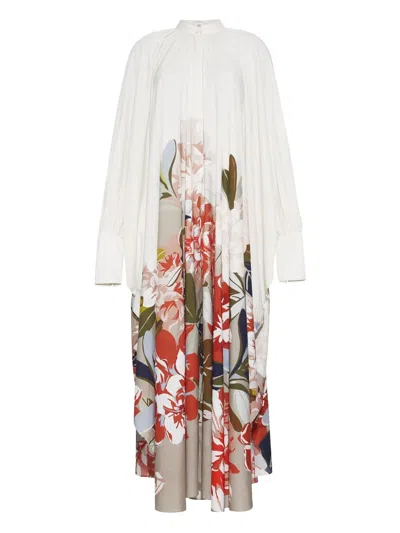 Adam Lippes Rysa Maxi Dress In White