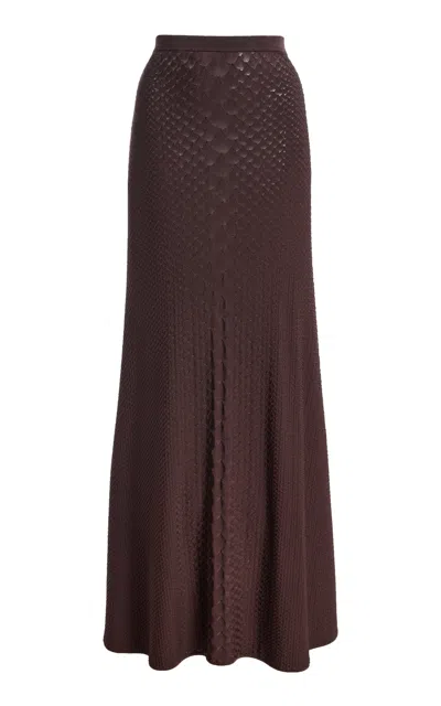 Adam Lippes Sarita Skirt In Brown