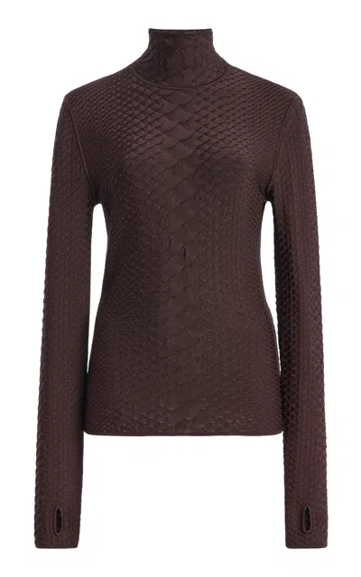 Adam Lippes Sarita Top In Brown