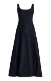 Adam Lippes Scoop-neck Denim Midi Dress