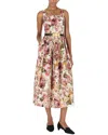 Adam Lippes Scoop Neck Dress In Multi