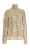 Adam Lippes Selene Metallic Silk-tweed Top