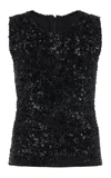 Adam Lippes Sequined Tank Top
