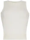 ADAM LIPPES SHELL FINE-KNIT TOP