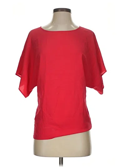 Pre-owned Adam Lippes Short Sleeve T-shirt In Red
