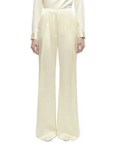 Adam Lippes Silas Silk Pant In Neutral