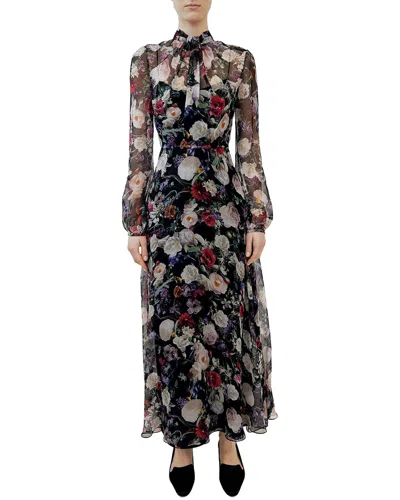 Adam Lippes Silk Black Lowell Dress