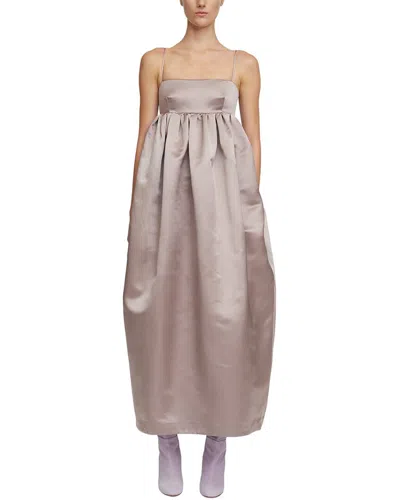 Adam Lippes Silk Liet Gown In Neutral